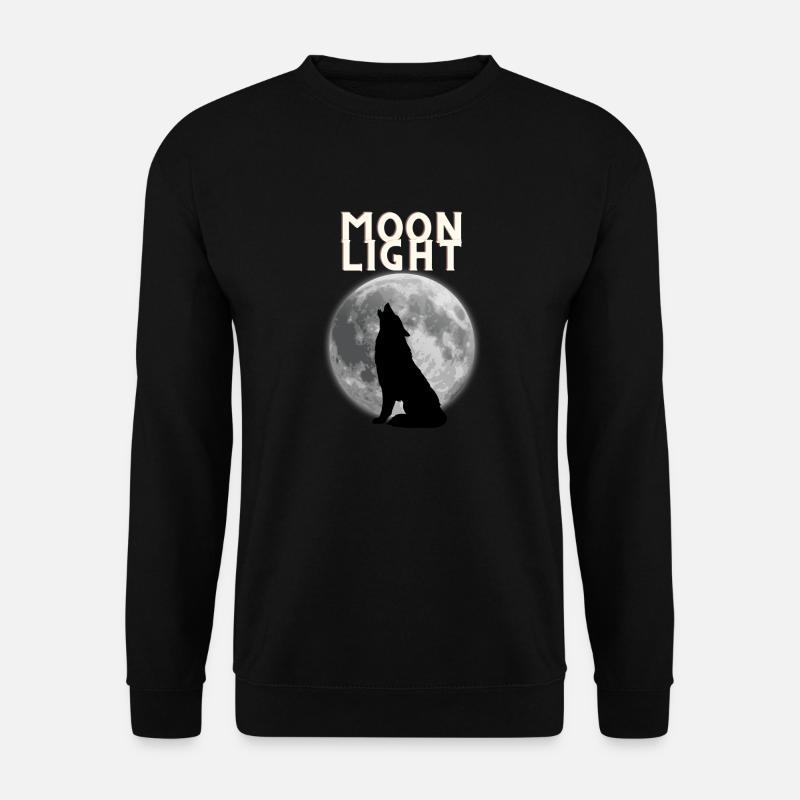 MOONLIGHT - Unisex Pullover - Schwarz