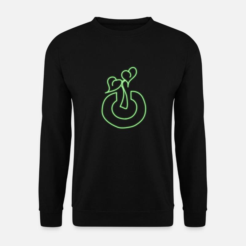 Abschalten Pflanze - Unisex Pullover - Schwarz