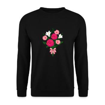 Florist Flower Plant Nature Gardener - Unisex Sweatshirt - black - Front - Alina (178cm) & Michal (187cm)