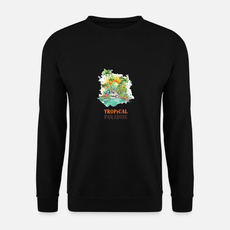 Tropical Paradise - Unisex Sweatshirt - black