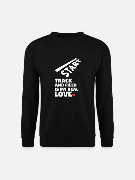 I love athletics - Unisex Sweatshirt - black