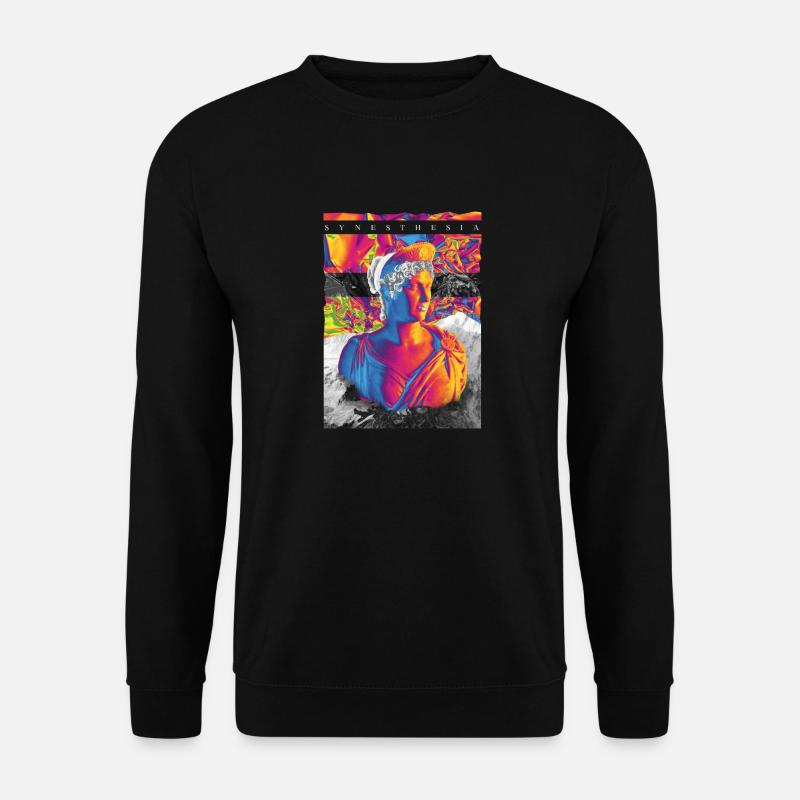 Holographic Statue - Unisex Pullover - Schwarz