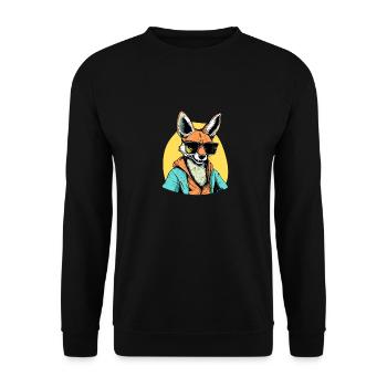 Dro le chacal - Sweat-shirt Unisexe - noir - Devant - Alina (178cm) & Michal (187cm)