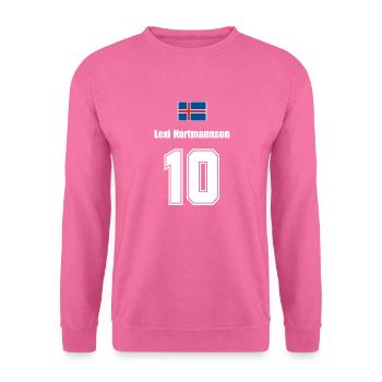 Island Trikot Nr.10 - Unisex Pullover - Pink - Vorne