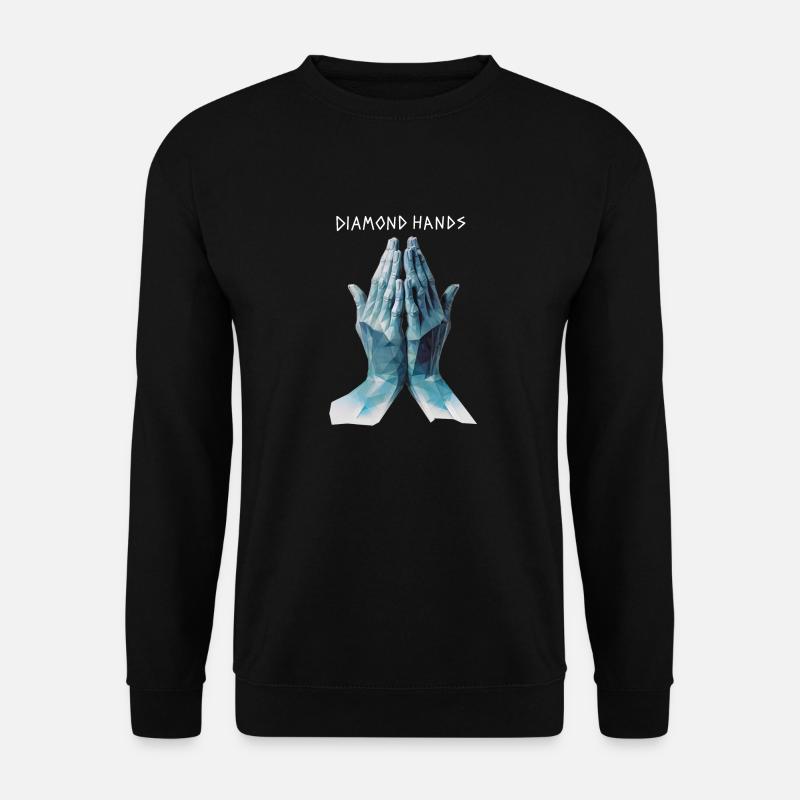 Diamond Hands - Unisex Pullover - Schwarz
