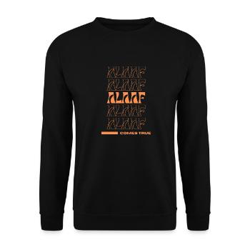 Alaaf comes true - Unisex Pullover - Schwarz - Vorne - Alina (178cm) & Michal (187cm)