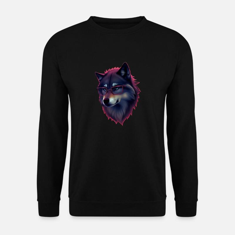 Wolf - Unisex Sweatshirt - black