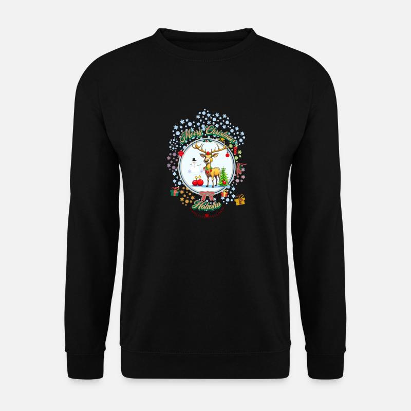 Merry Christmas Hohoho - Unisex Pullover - Schwarz