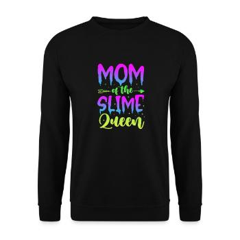 Maman de la reine Slime - Sweat-shirt Unisexe - noir - Devant - Alina (178cm) & Michal (187cm)