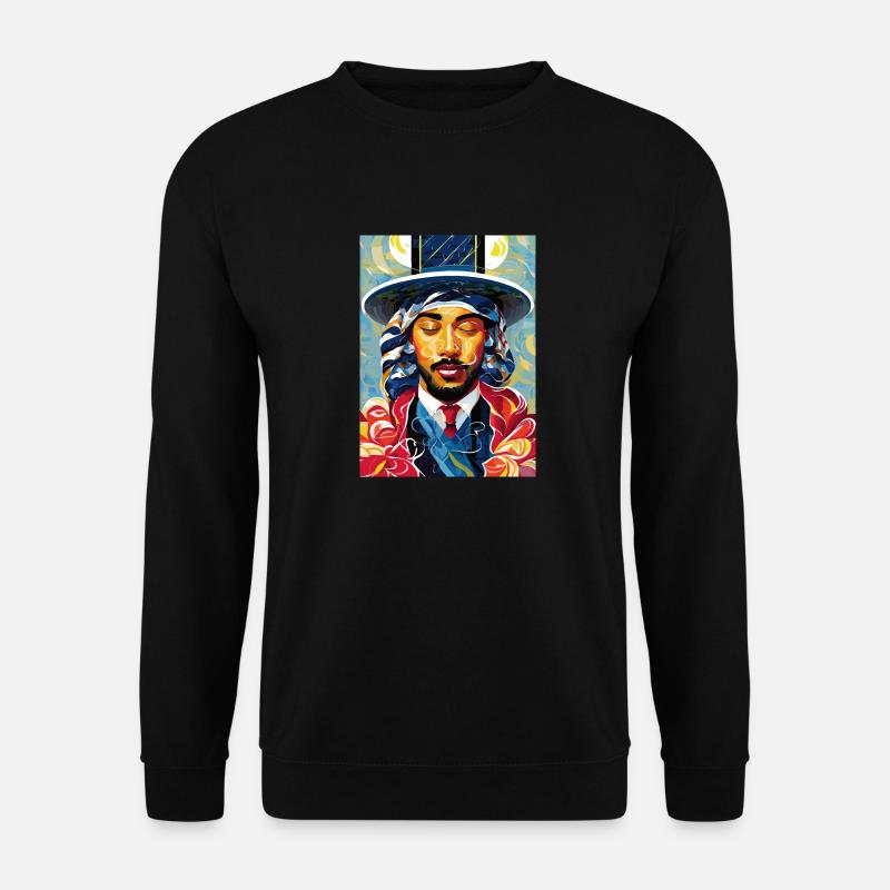 Resting Gentleman (Artwork Collection) - Unisex Sweatshirt - black