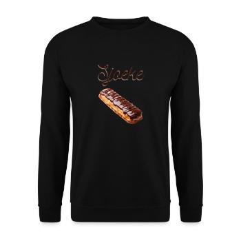 Sjoeke, Antwerp dialect Shirts - Unisex Sweatshirt - black - Front - Alina (178cm) & Michal (187cm)
