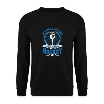 Grace Over Game: Figure Skating's Challenge - Unisex Pullover - Schwarz - Vorne - Alina (178cm) & Michal (187cm)
