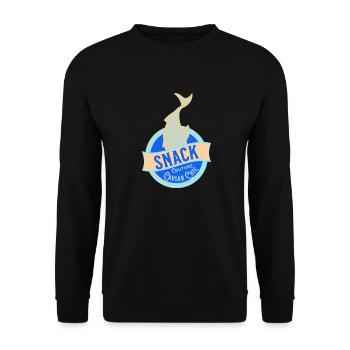 Potato Lover Funny French Fries Spud Potatoes Chip - Unisex Sweatshirt - black - Front - Alina (178cm) & Michal (187cm)