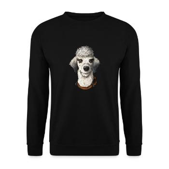 Ida - Unisex Sweatshirt - black - Front - Alina (178cm) & Michal (187cm)