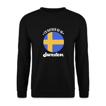 Suède Suédois - Sweat-shirt Unisexe - noir - Devant - Alina (178cm) & Michal (187cm)
