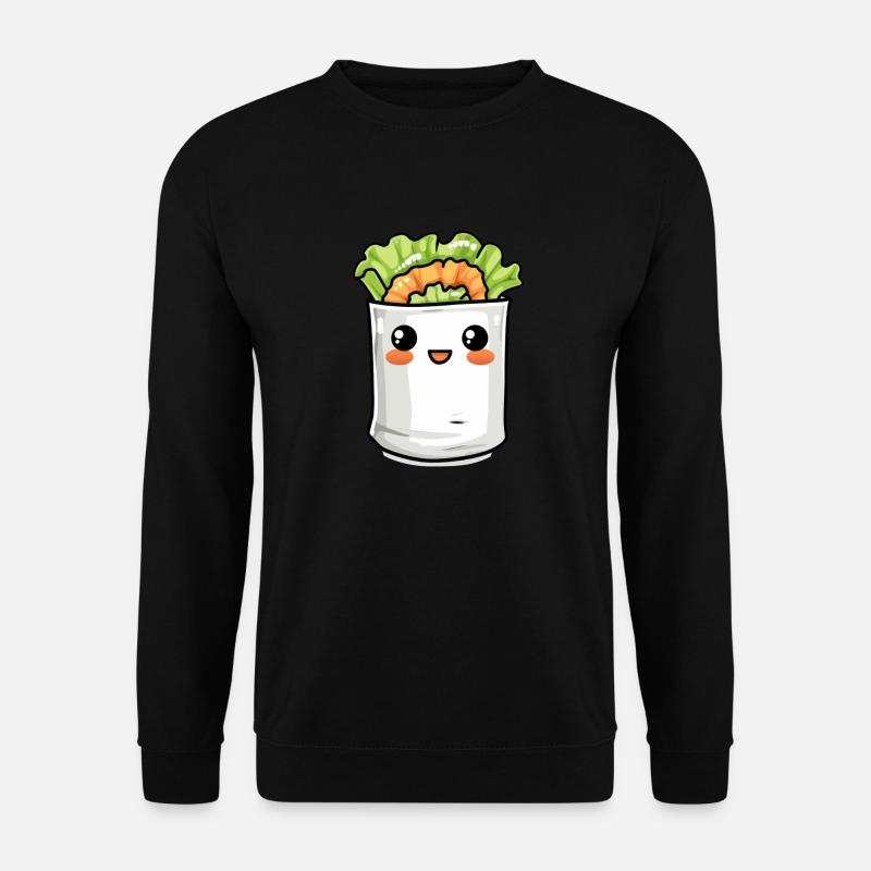 Funny Burrito Comic - Unisex Sweatshirt - black