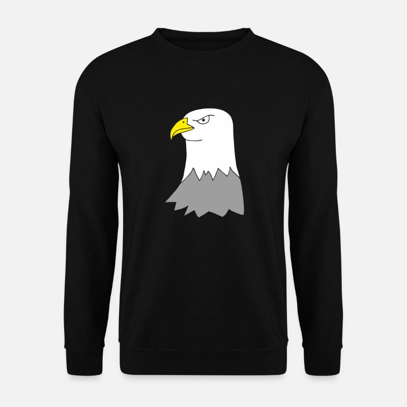 adler - Unisex Pullover - Schwarz