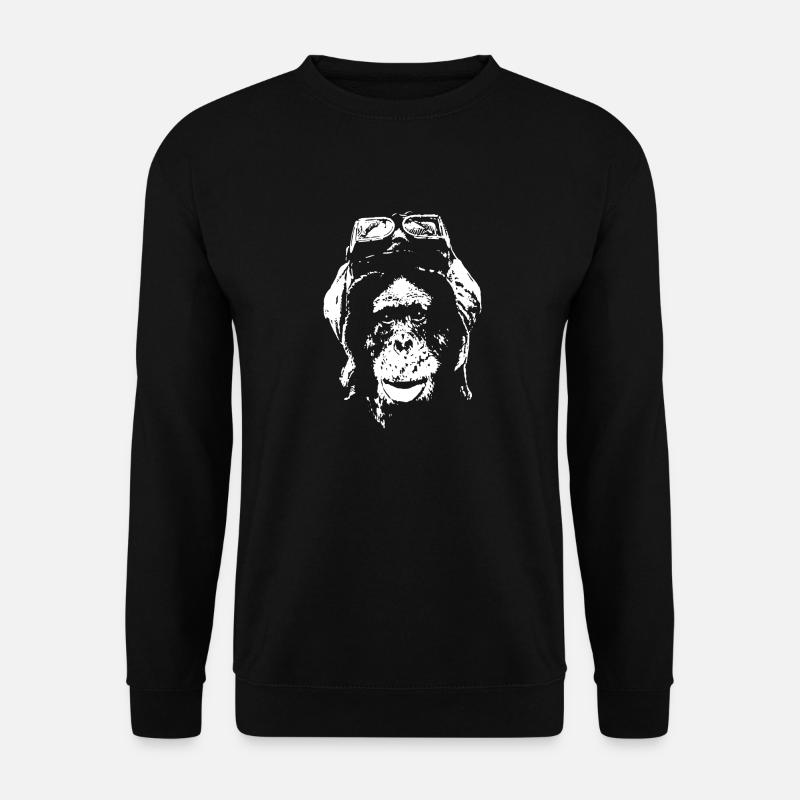 Monkey - Unisex Sweatshirt - black