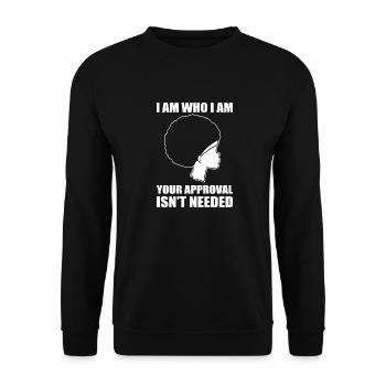 Afro Latina - Unisex Sweatshirt - black - Front - Alina (178cm) & Michal (187cm)