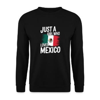 Mexico Mexico Mexican Spanish - Unisex Sweatshirt - black - Front - Alina (178cm) & Michal (187cm)