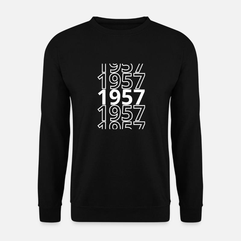 1957 1957 1957 - Unisex Pullover - Schwarz