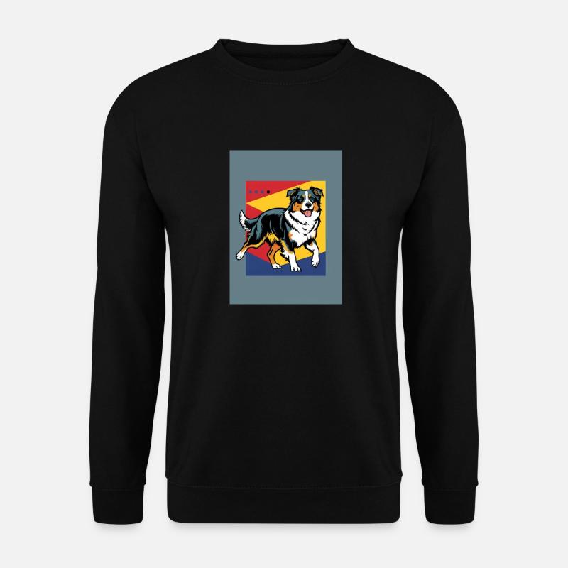 Australischer Schäferhund - Unisex Pullover - Schwarz