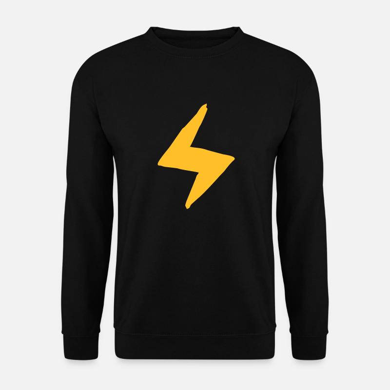 lightning - Unisex Sweatshirt - black