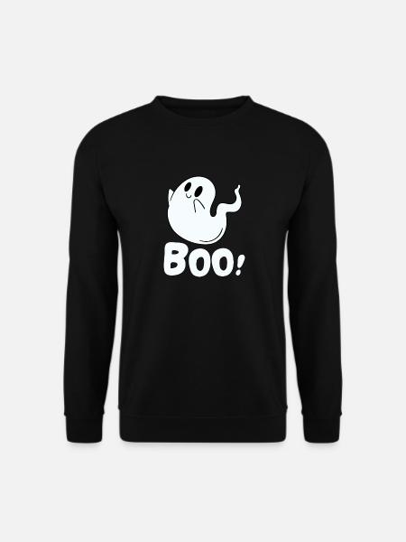 Boo Ghost - Unisex Sweatshirt - black