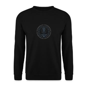Chat égyptien Bastet - Sweat-shirt Unisexe - noir - Devant - Alina (178cm) & Michal (187cm)