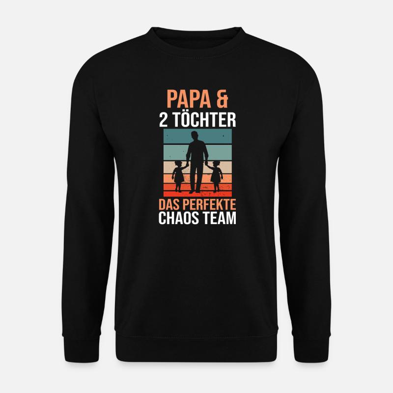 Papa Vatertag Sohn Geschenk - Unisex Pullover - Schwarz