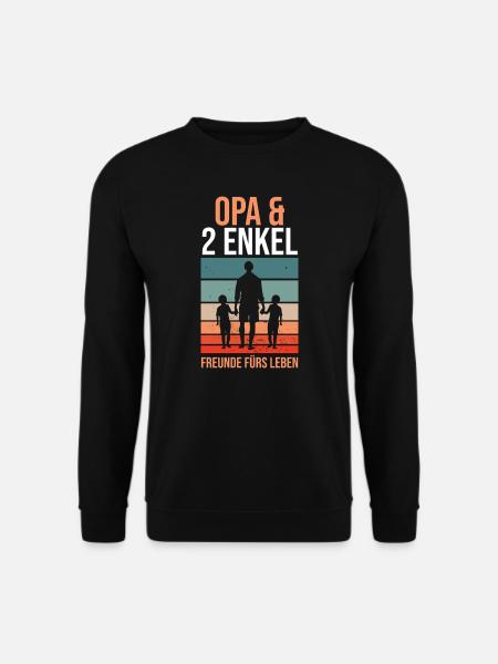 Opa Vatertag Enkel Geschenk - Unisex Pullover - Schwarz