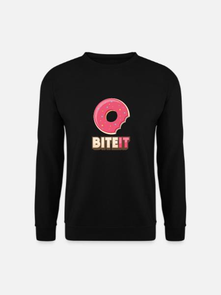 Donut - Biteit - Unisex Sweatshirt - black