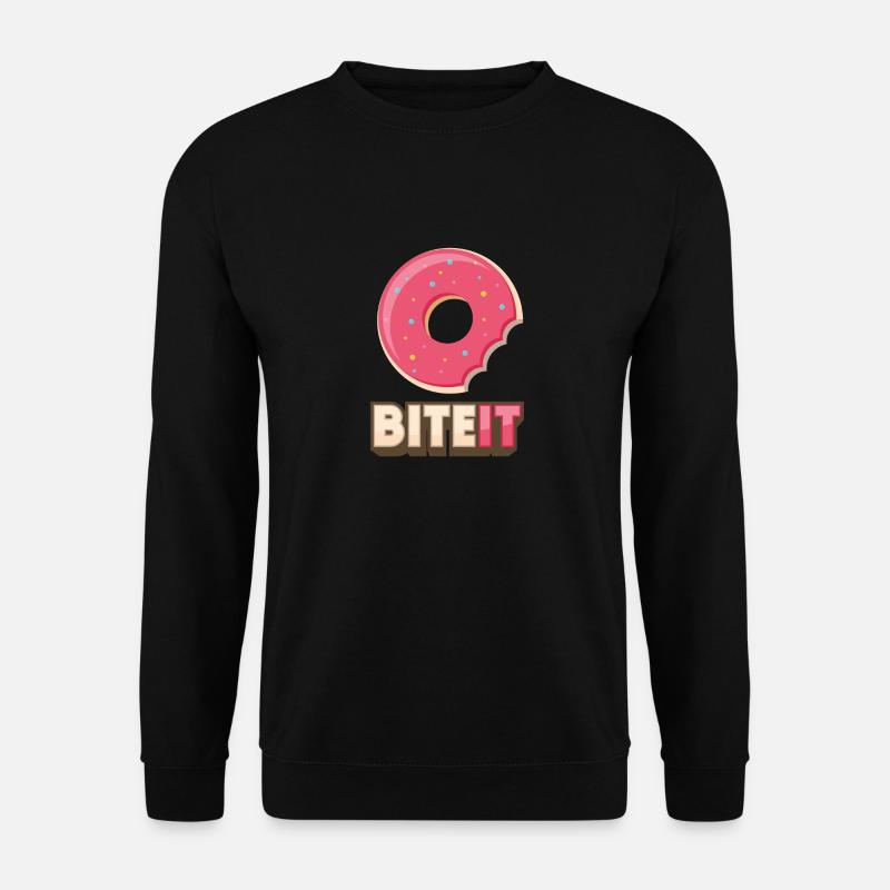 Donut - Biteit - Sweat-shirt Unisexe - noir