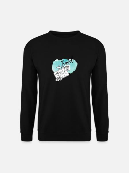 reisen - Unisex Pullover - Schwarz