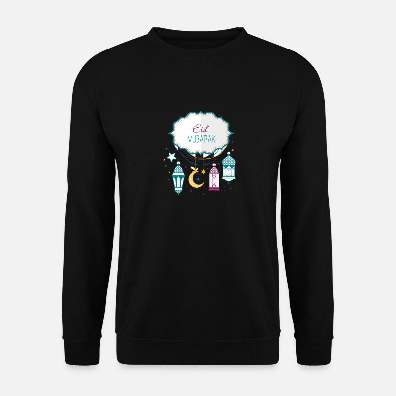 Eid Mubarak - Unisex Sweatshirt - black