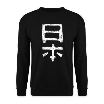 Japan - Unisex Sweatshirt - black - Front - Alina (178cm) & Michal (187cm)