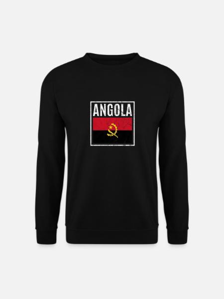 Angola - Unisex Pullover - Schwarz