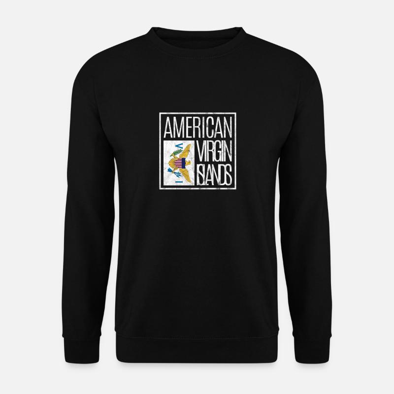 U.S. Virgin Islands - Unisex Sweatshirt - black