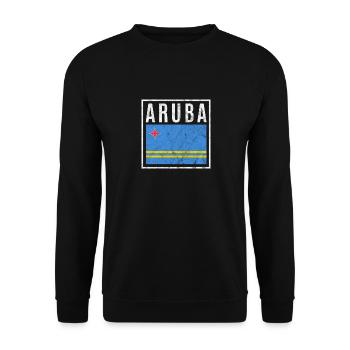 Aruba - Unisex Pullover - Schwarz - Vorne - Alina (178cm) & Michal (187cm)