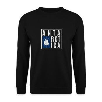 Antarktis - Unisex Pullover - Schwarz - Vorne - Alina (178cm) & Michal (187cm)