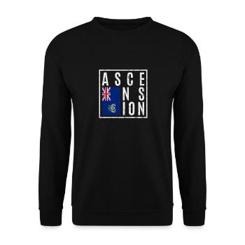Ascension - Unisex Sweatshirt - black - Front - Alina (178cm) & Michal (187cm)