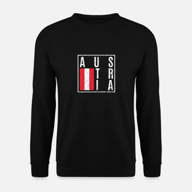Österreich - Unisex Pullover - Schwarz