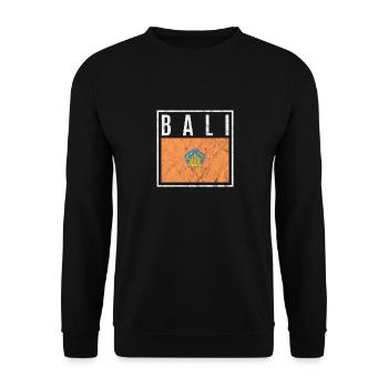Bali - Unisex Sweatshirt - black - Front - Alina (178cm) & Michal (187cm)