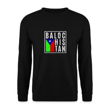 Balochistan - Unisex Sweatshirt - black - Front - Alina (178cm) & Michal (187cm)