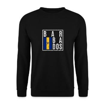 Barbados - Unisex Pullover - Schwarz - Vorne - Alina (178cm) & Michal (187cm)