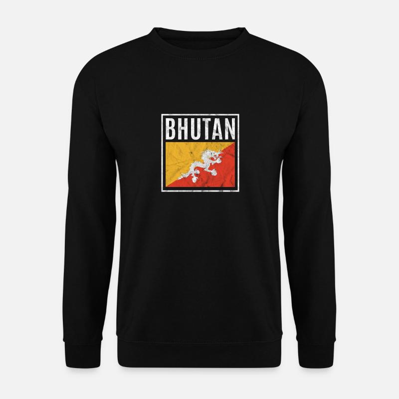 Bhutan - Unisex Sweatshirt - black