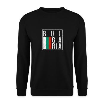 Bulgarie - Sweat-shirt Unisexe - noir - Devant - Alina (178cm) & Michal (187cm)