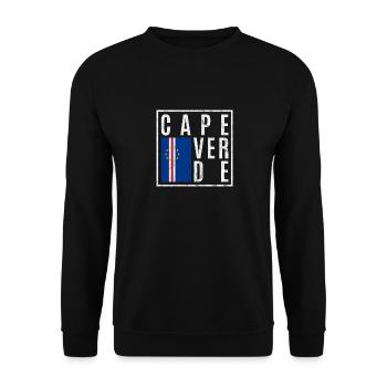 Cap-Vert - Sweat-shirt Unisexe - noir - Devant - Alina (178cm) & Michal (187cm)