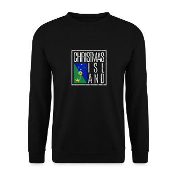 Christmas Island - Unisex Sweatshirt - black - Front - Alina (178cm) & Michal (187cm)