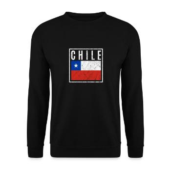 Chile - Unisex Pullover - Schwarz - Vorne - Alina (178cm) & Michal (187cm)
